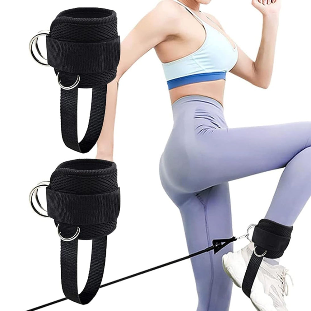 Ankle Straps for Cable Machine Cable Ankle Attachment for Gym Ankle-Cuff,Kickback Ankle Strap for Glute Workout,Leg Image 3