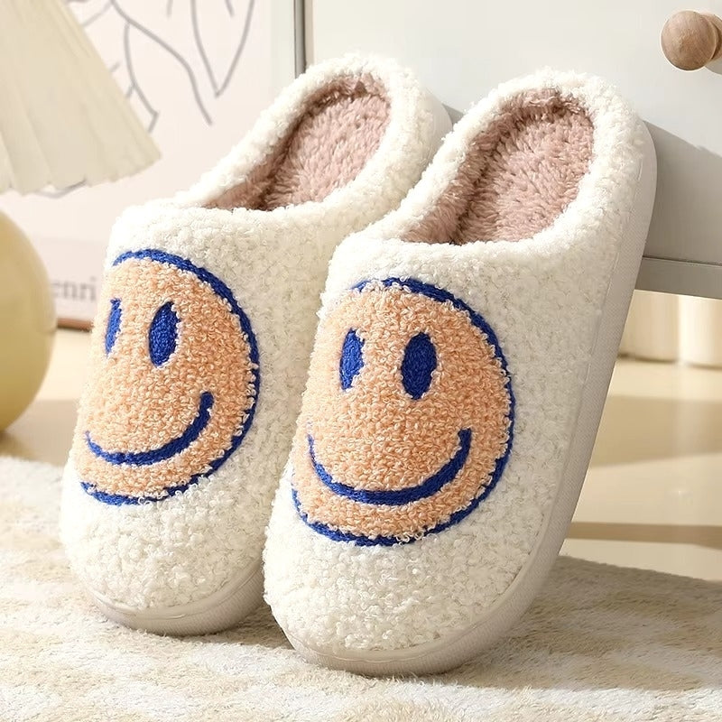 Couples Autumn/Winter Furry Slippers - Cartoon Design Thick Sole Anti-Slip Image 4