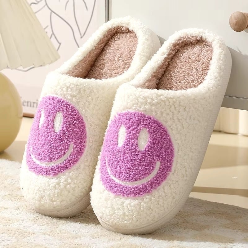 Couples Autumn/Winter Furry Slippers - Cartoon Design Thick Sole Anti-Slip Image 4