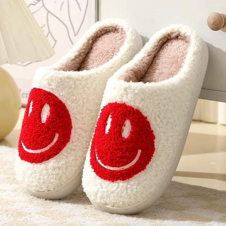 Couples Autumn/Winter Furry Slippers - Cartoon Design Thick Sole Anti-Slip Image 6