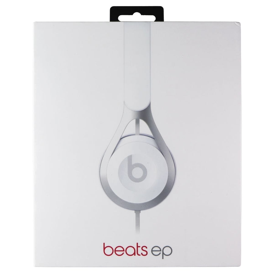 Beats EP Wired On-Ear Headphones with Built-in Mic and Controls - White Image 1