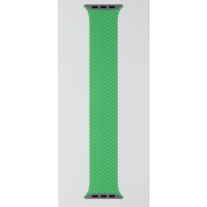 Apple 45mm Braided Solo Loop for Apple Watch 49/46/45/44mm - Bright Green/Size 8 Image 3