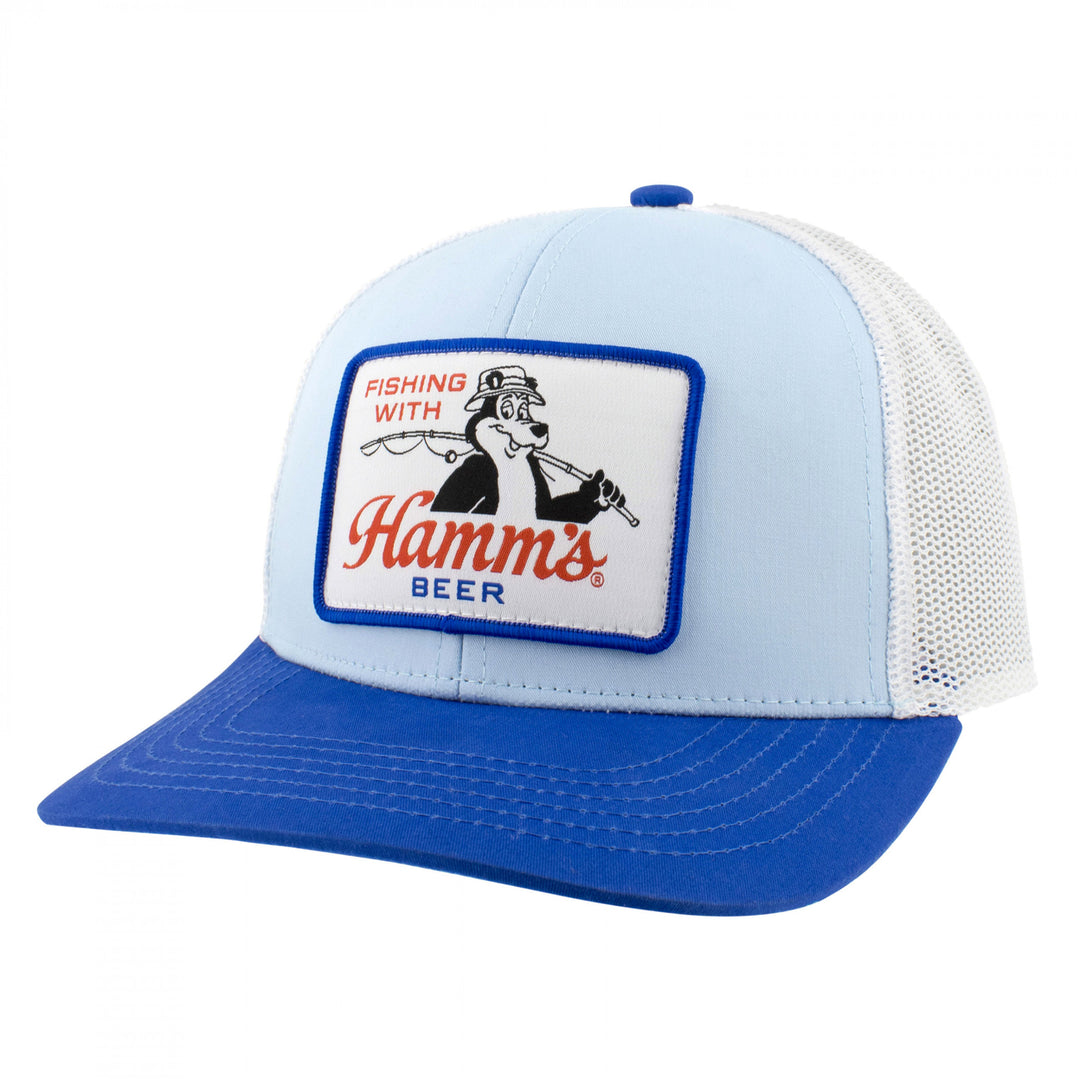 Hamms Fishing with Beer Adjustable Hat Image 1