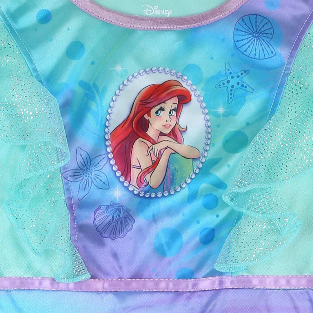 The Little Mermaid Ariel Watercolor Girls Gown Image 3