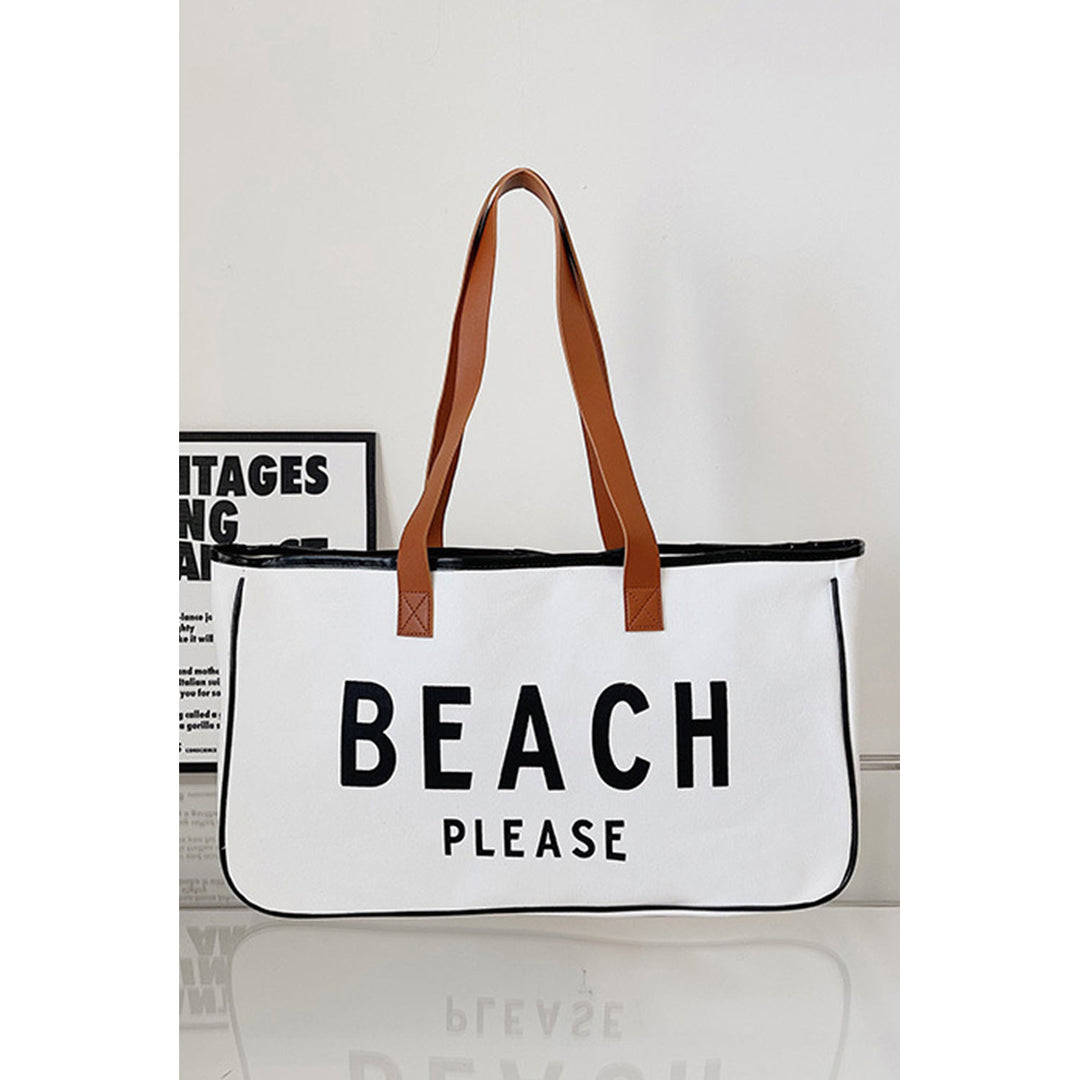 Ryan Beach Please Canvas Tote Image 3