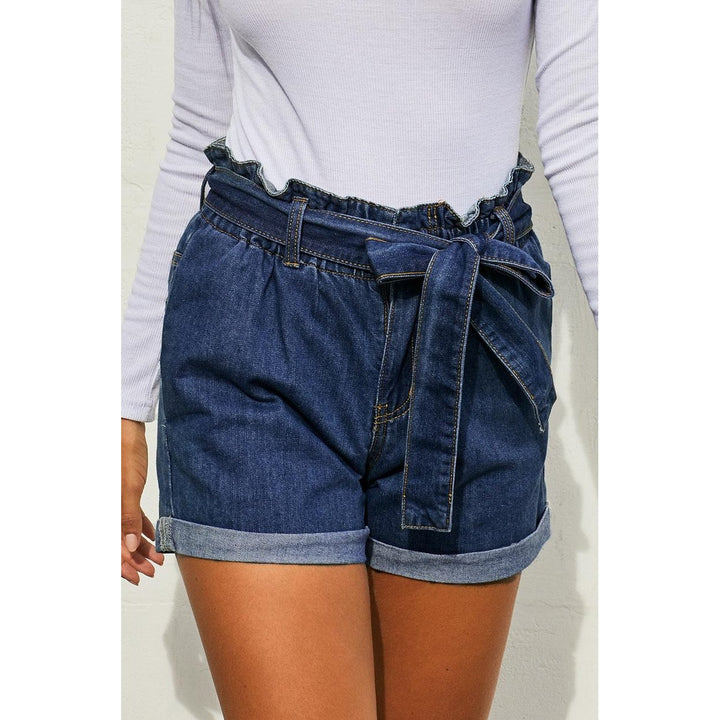 Ruby High Waist Denim Shorts Image 1