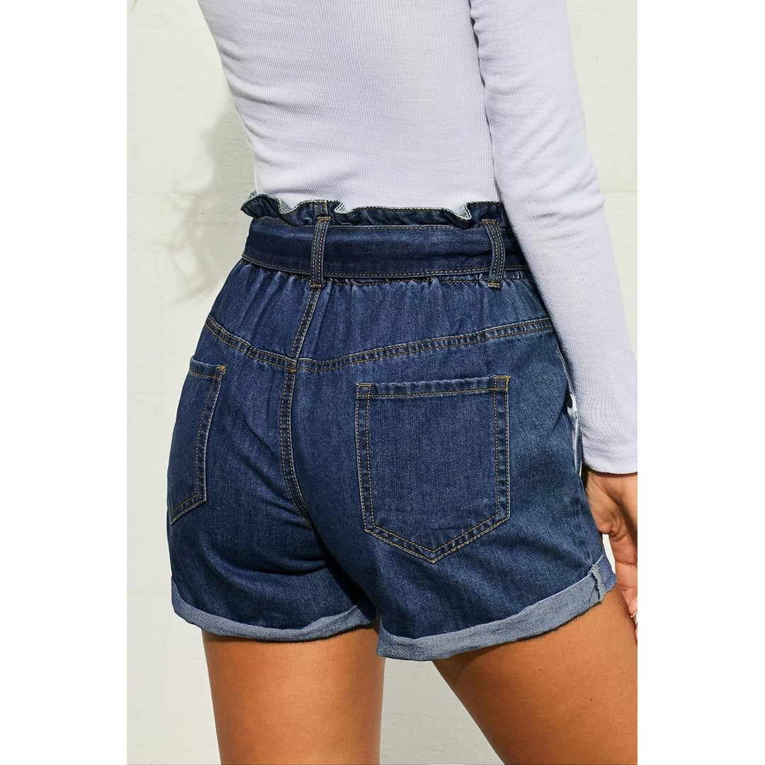 Ruby High Waist Denim Shorts Image 2