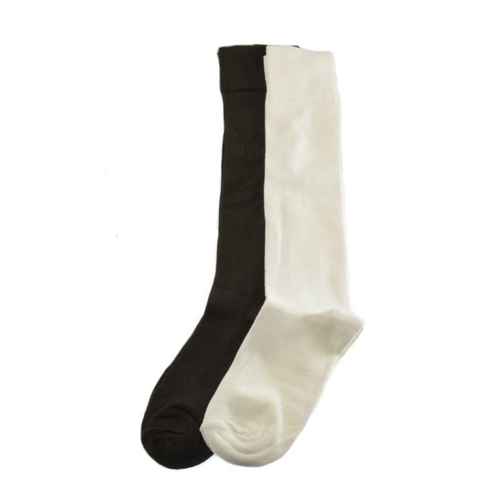 Classic Flat Knit Bamboo Knee Hi Socks 2 pair Pack Image 4