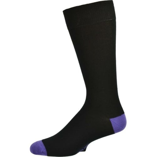 Contrast Heel and Toe Bamboo Socks Image 4