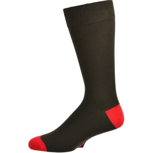 Contrast Heel and Toe Bamboo Socks Image 4