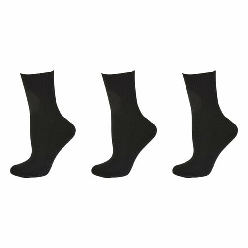 Diabetic/Arthritic Cushioned Cotton Ankle Socks 3 Pack Women Socks Image 3