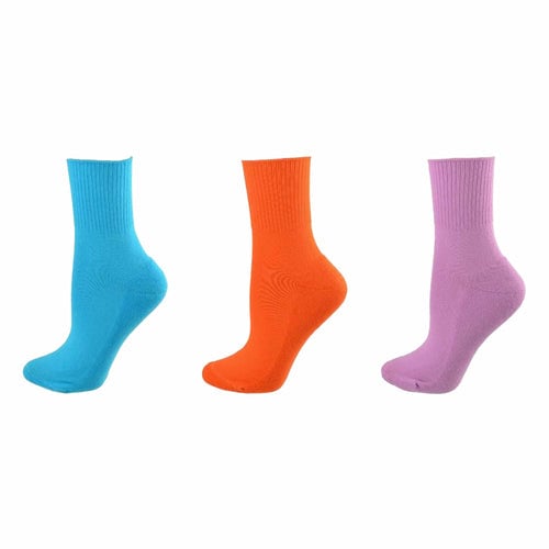 Diabetic/Arthritic Cushioned Cotton Ankle Socks 3 Pack Women Socks Image 4