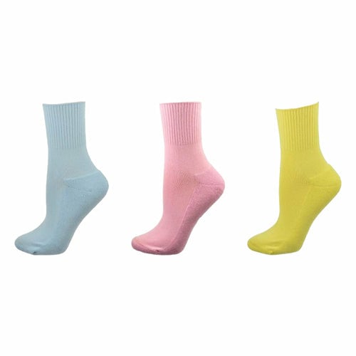 Diabetic/Arthritic Cushioned Cotton Ankle Socks 3 Pack Women Socks Image 7