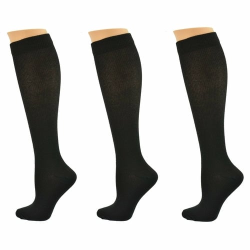 Firm Compression Cotton Knee-Hi 3 Pack Image 7