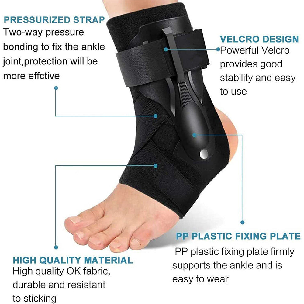 Ankle Brace for Sprained Ankle Ankle Support with Side Stabilizers for Men Women Ankle Splint Stabilizer Volleyball Image 2