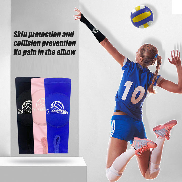 Kids/Adults Volleyball Arm Sleeves Passing Hitting Forearm Sleeves with Protection Pads and Thumb Hole Padded Volleyball Image 1