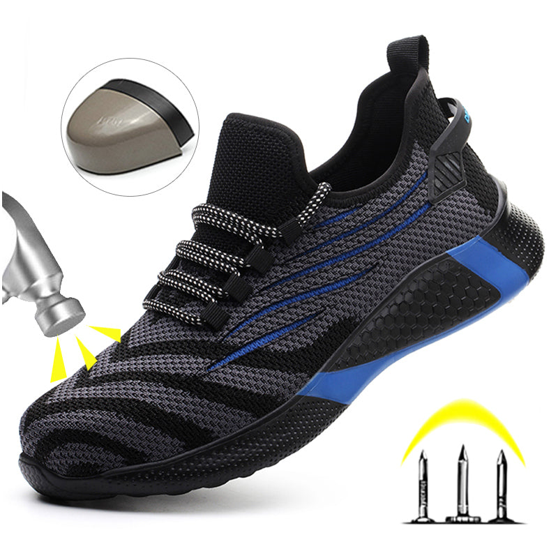 Mens Lightweight Safety Work Shoes - Anti-Puncture Indestructible Boots Image 2