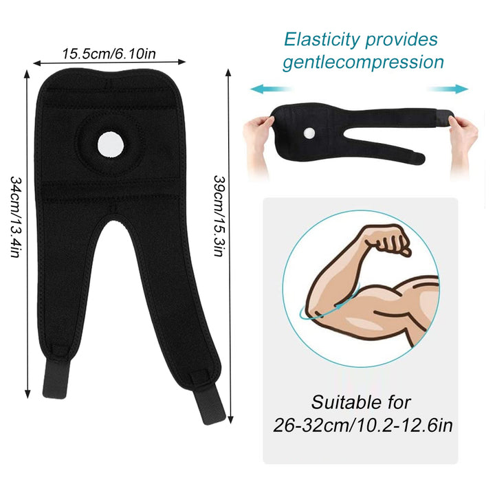 1Pcs Adjustable Elbow Support with Dual Stabilizers Elbow Brace Breathable Training Elbow Wrap Arm Band Reversible Image 6