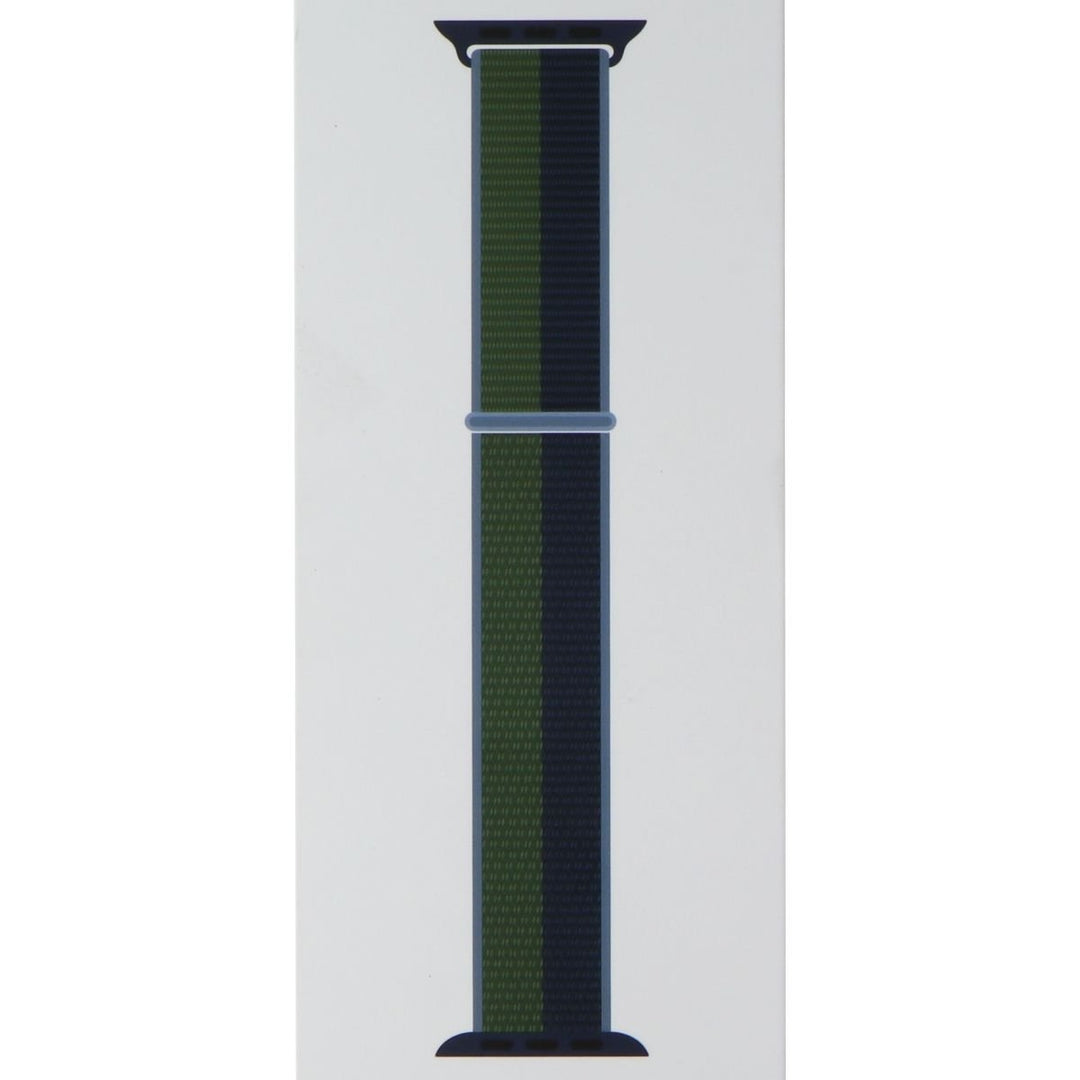 Apple 41mm Sport Loop for Apple Watch 41/40/38mm - Abyss Blue/Moss Green Image 3