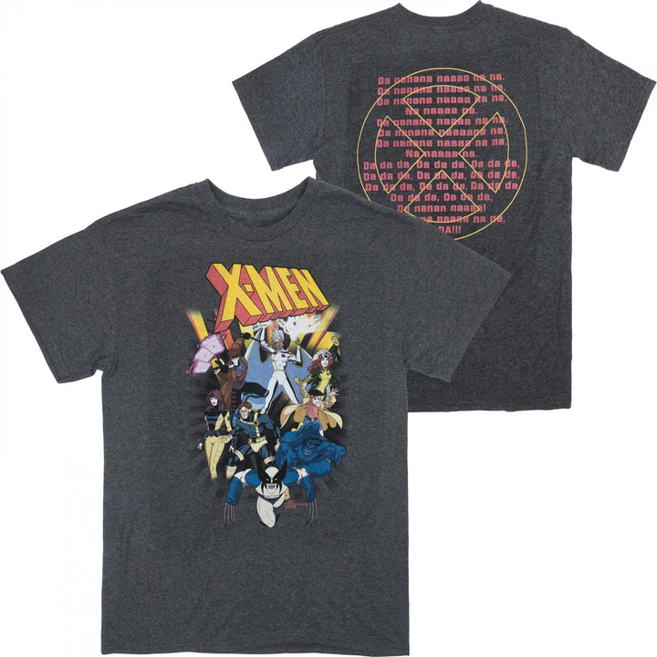 X-Men Tour Front and Back Print T-Shirt Image 1