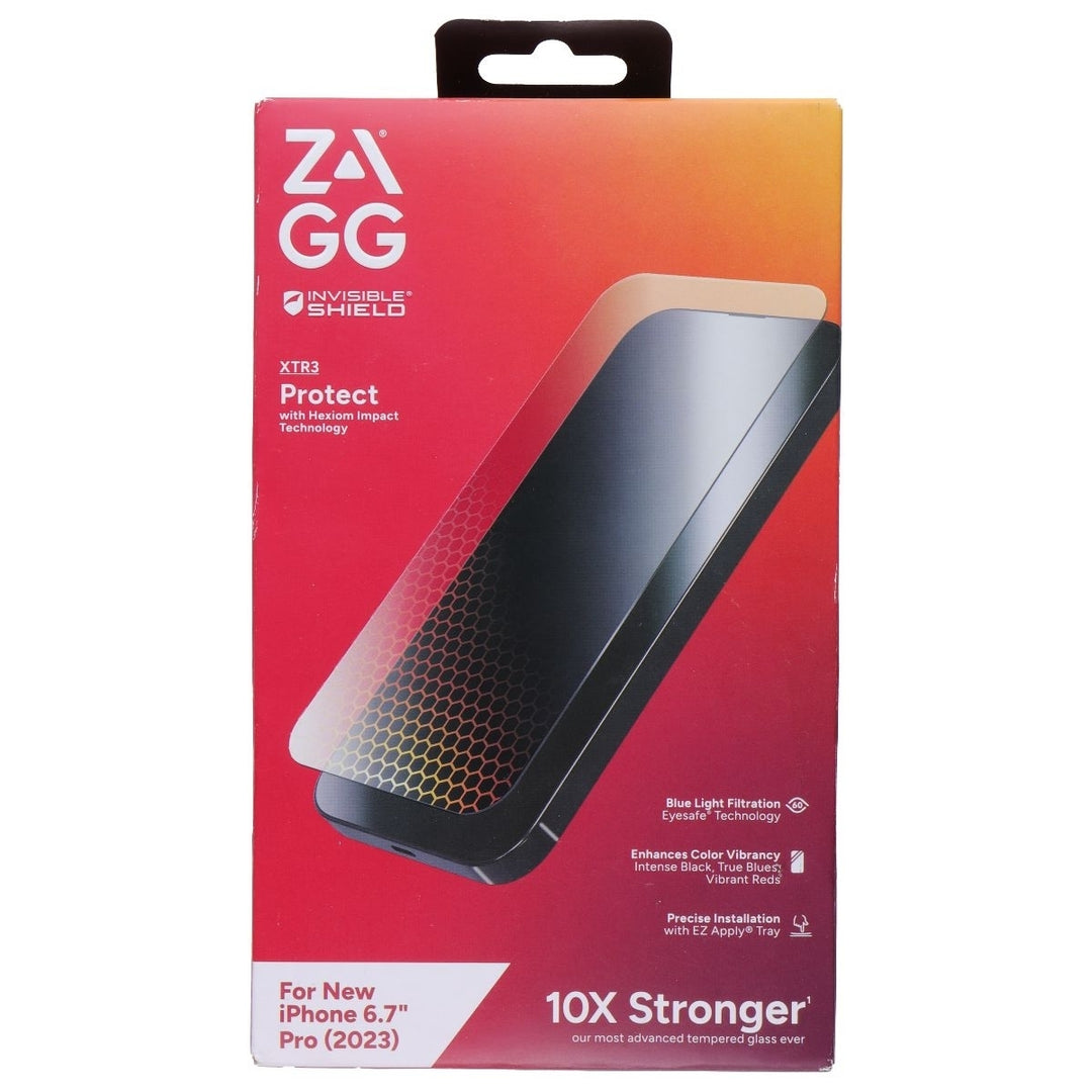 ZAGG Invisible Shield XTR3 Protect Screen Protector for Apple iPhone 15 Pro Max Image 1