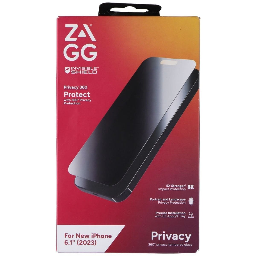 ZAGG Invisible Shield Privacy 360 Protect Screen Protector for iPhone 15 Image 1