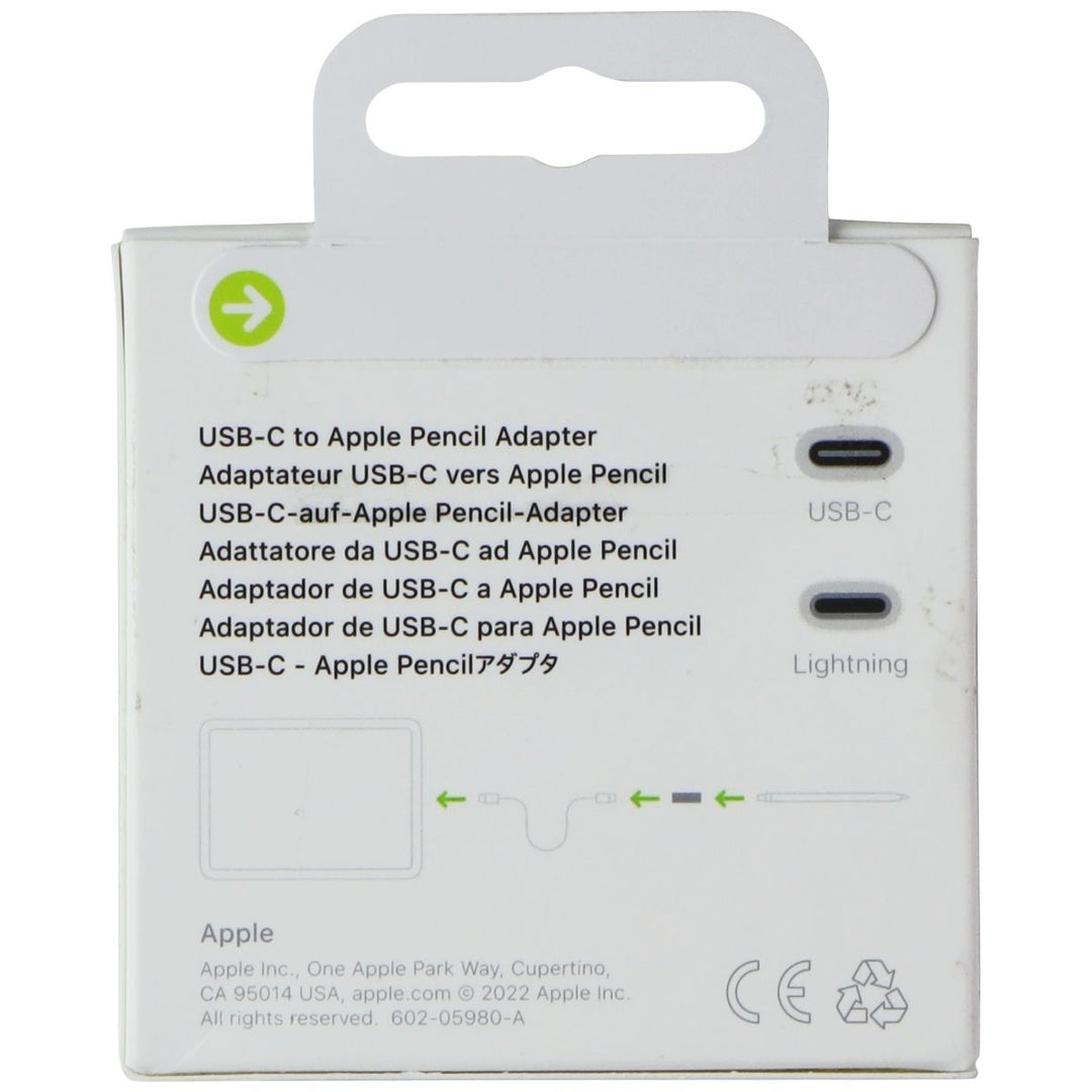 Apple USB-C to Apple Pencil Adapter - White (MQLU3ZM/A) Image 3