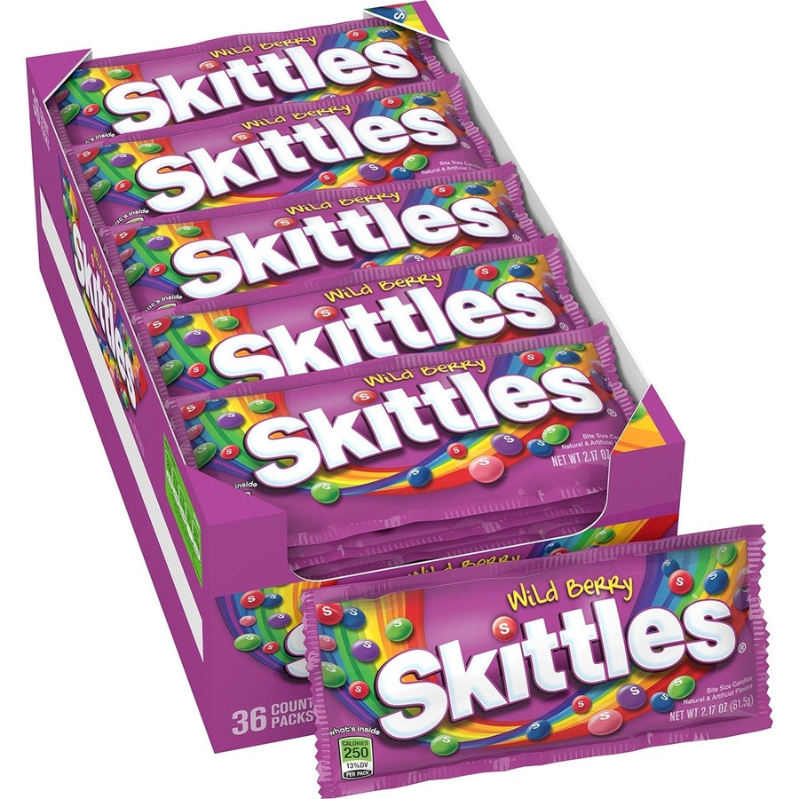 Wild Berry Skittles Candy - 36 / 2.17 Ounce bags Image 1