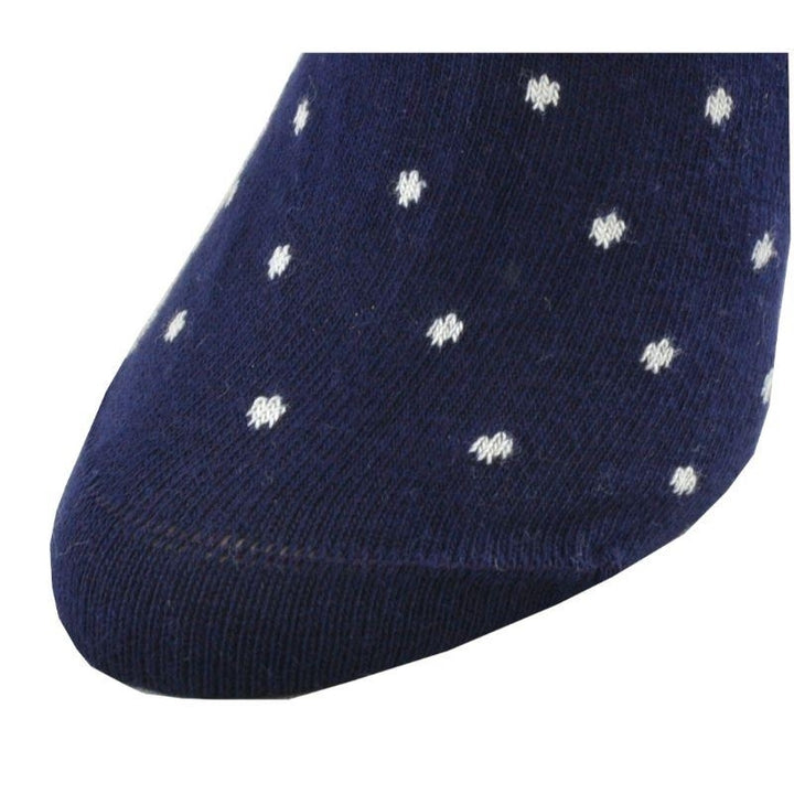 Dot pattern Crew (Mid calf) 2 PR. Pack Cotton Socks Image 7