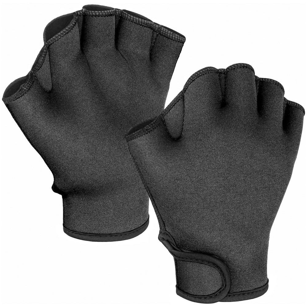 1Pair Aqua Gloves Webbed Paddle Swim Gloves Fitness Water Aerobics and Swimming Resistance Training Gloves for Men Women Image 4