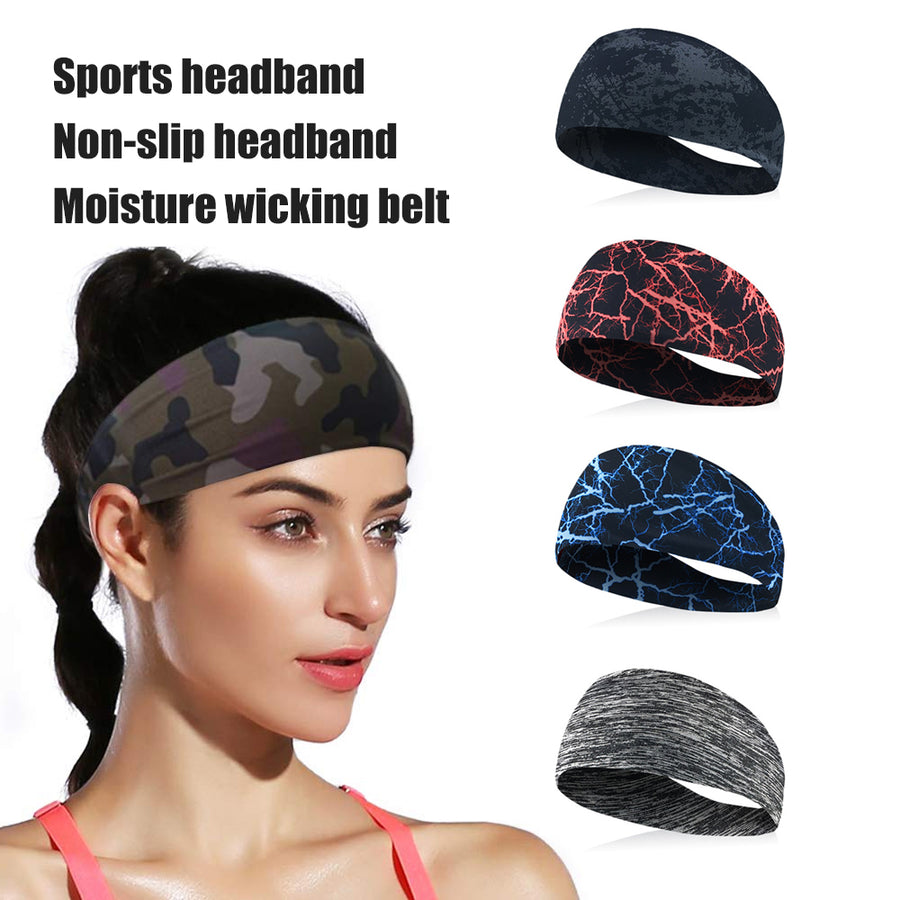 Breathable Sports Headband for Working Out Running Crossfit and Dominating Your Competition-Performance Stretch Moisture Image 1