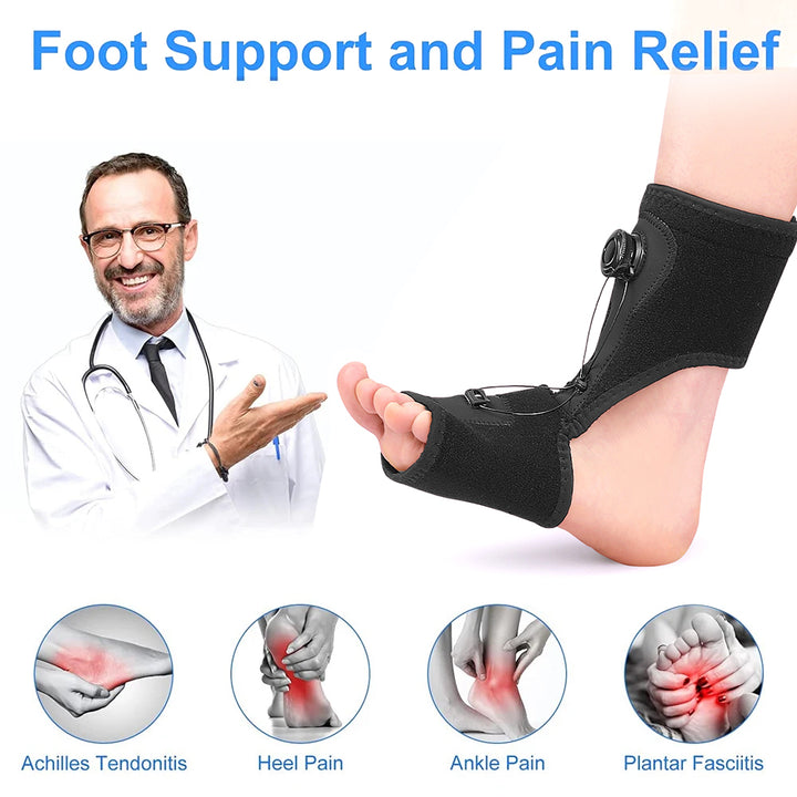 1Pcs Plantar Fasciitis Night Splint Drop Foot Orthopedic Brace Plantar Fasciitis Relief Night Splint Adjustable Foot Image 7