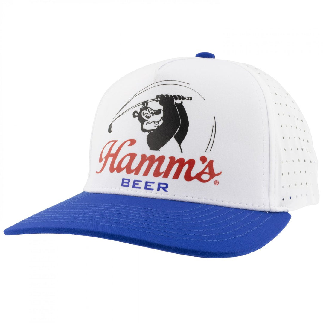 Hamms Beer Golf Swing Adjustable Hat Image 1