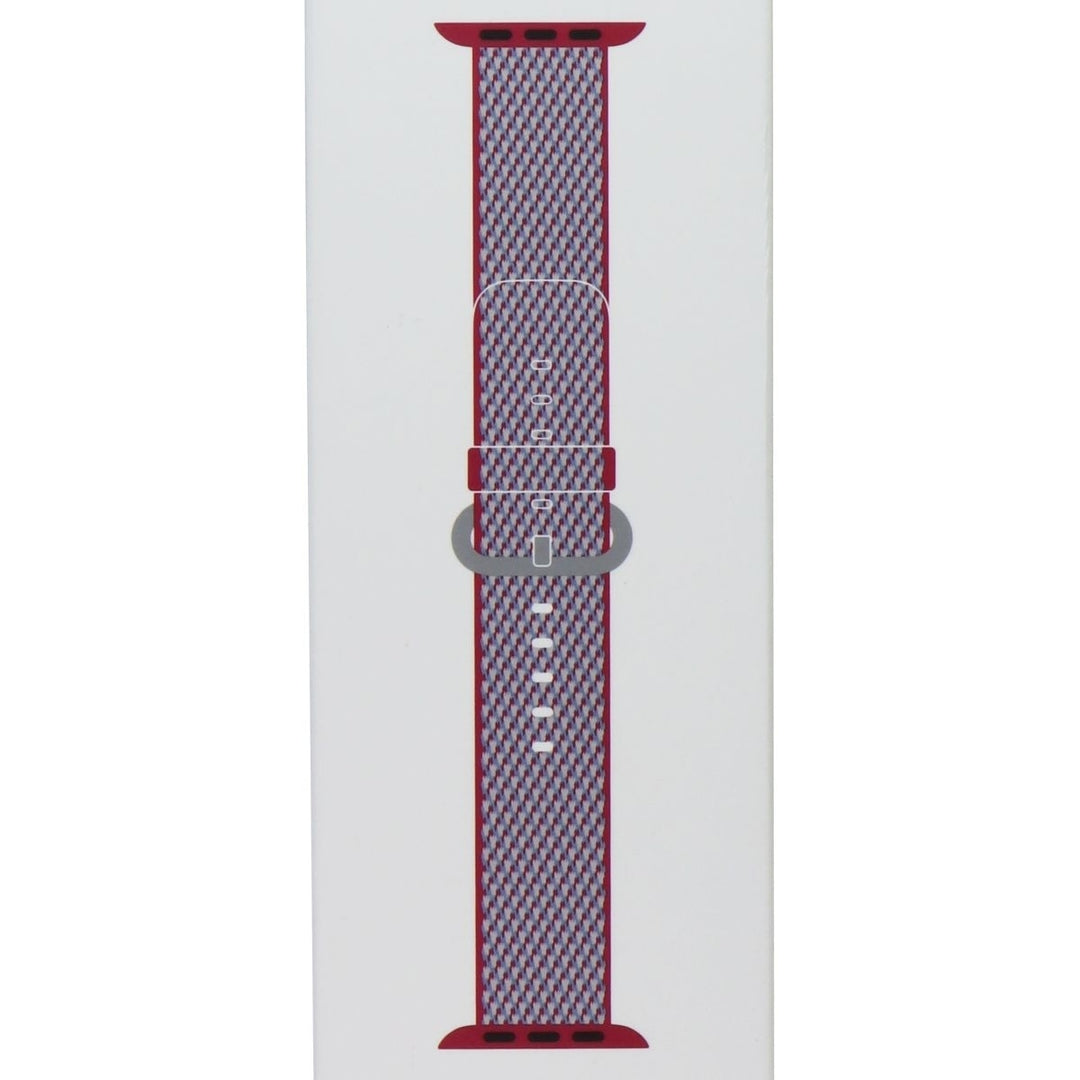 Apple 38mm Woven Nylon Band for Apple Watch 41/40/38mm - Berry Image 3