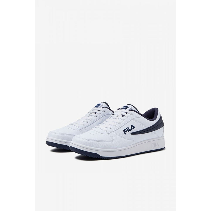 FILA Mens A-Low Sneakers White/Fila Navy/Fila Navy - 1CM00551-147 WHT/FNVY/FNVY Image 4