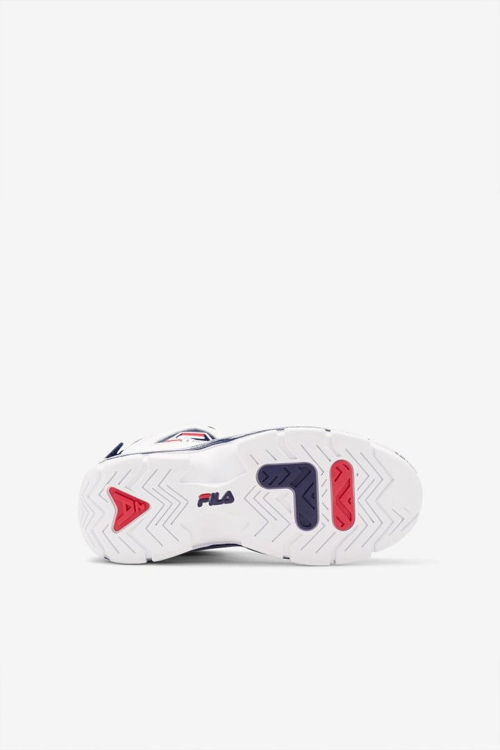 Fila Grant Hill 2 Kids Sneaker White Navy Red WHT/FNVY/FRED Size Youth Image 3