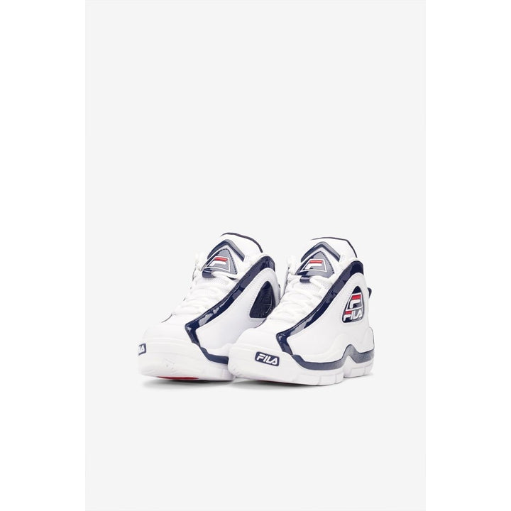 Fila Grant Hill 2 Kids Sneaker White Navy Red WHT/FNVY/FRED Size Youth Image 4