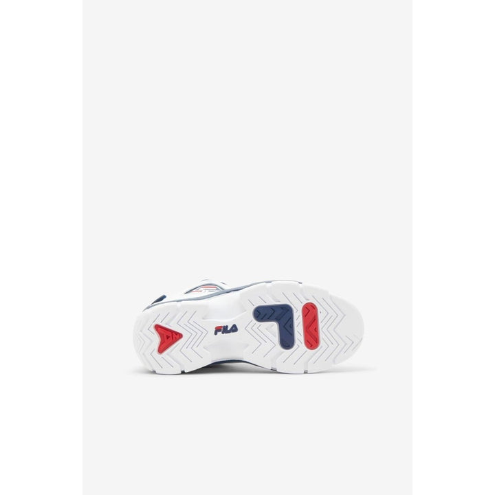 FILA Unisex Kids Grant Hill 2 Basketball Shoes White/Navy/Red - 3BM00637-125 WHT/FNVY/FRED Image 3