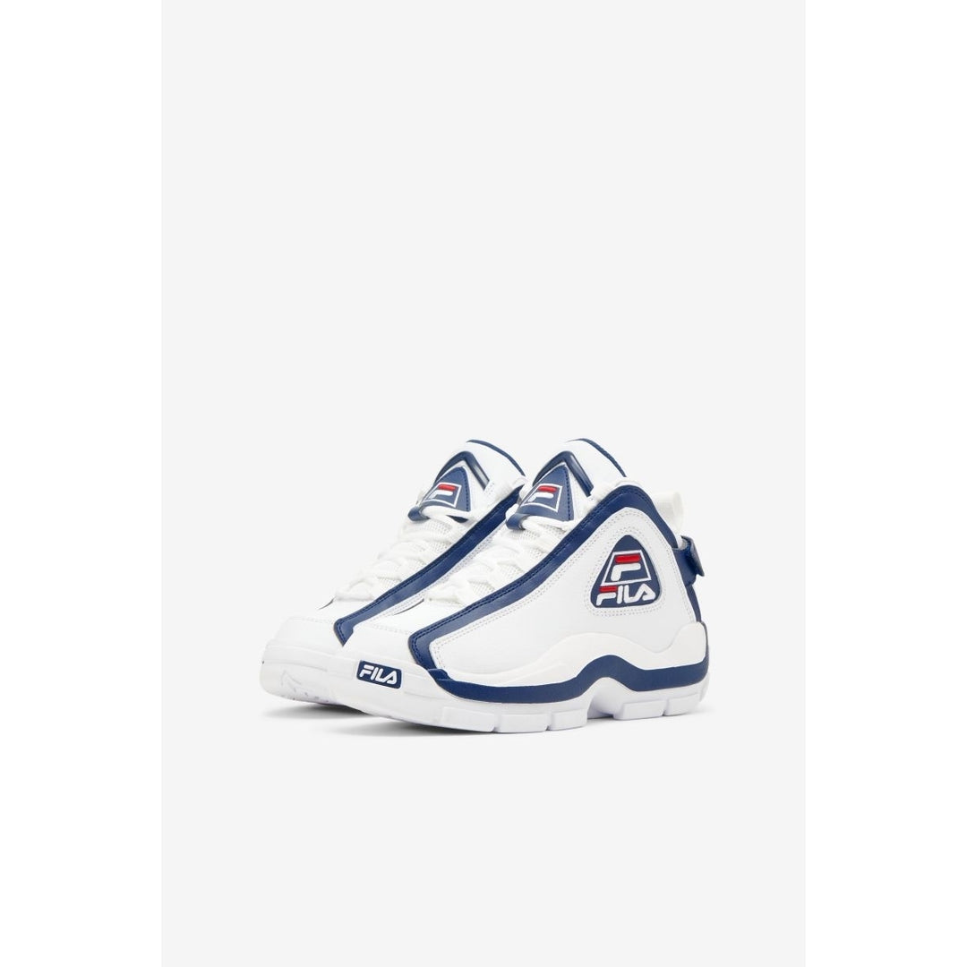 FILA Unisex Kids Grant Hill 2 Basketball Shoes White/Navy/Red - 3BM00637-125 WHT/FNVY/FRED Image 4