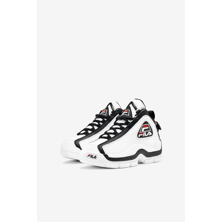 FILA Grant Hill 2 Basketball Shoes White Black Red 3BM00637-113 Size Available Image 4