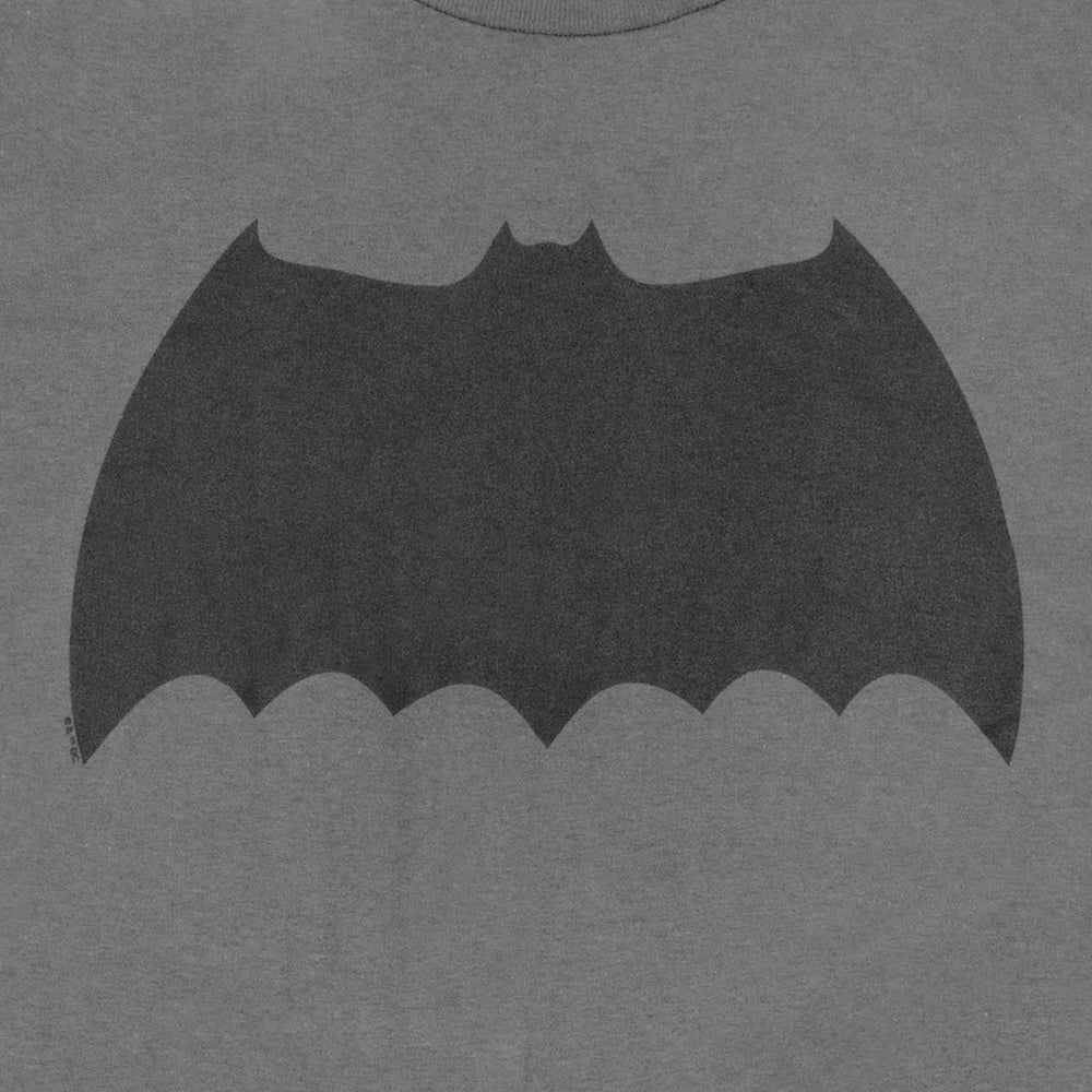 Batman Dark Knight Returns Frank Miller Logo Grey Colorway T-Shirt Image 2