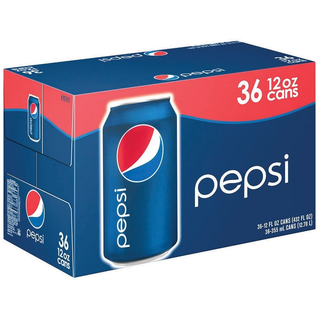 Pepsi Cola - 36/12 Ounce cans Image 1