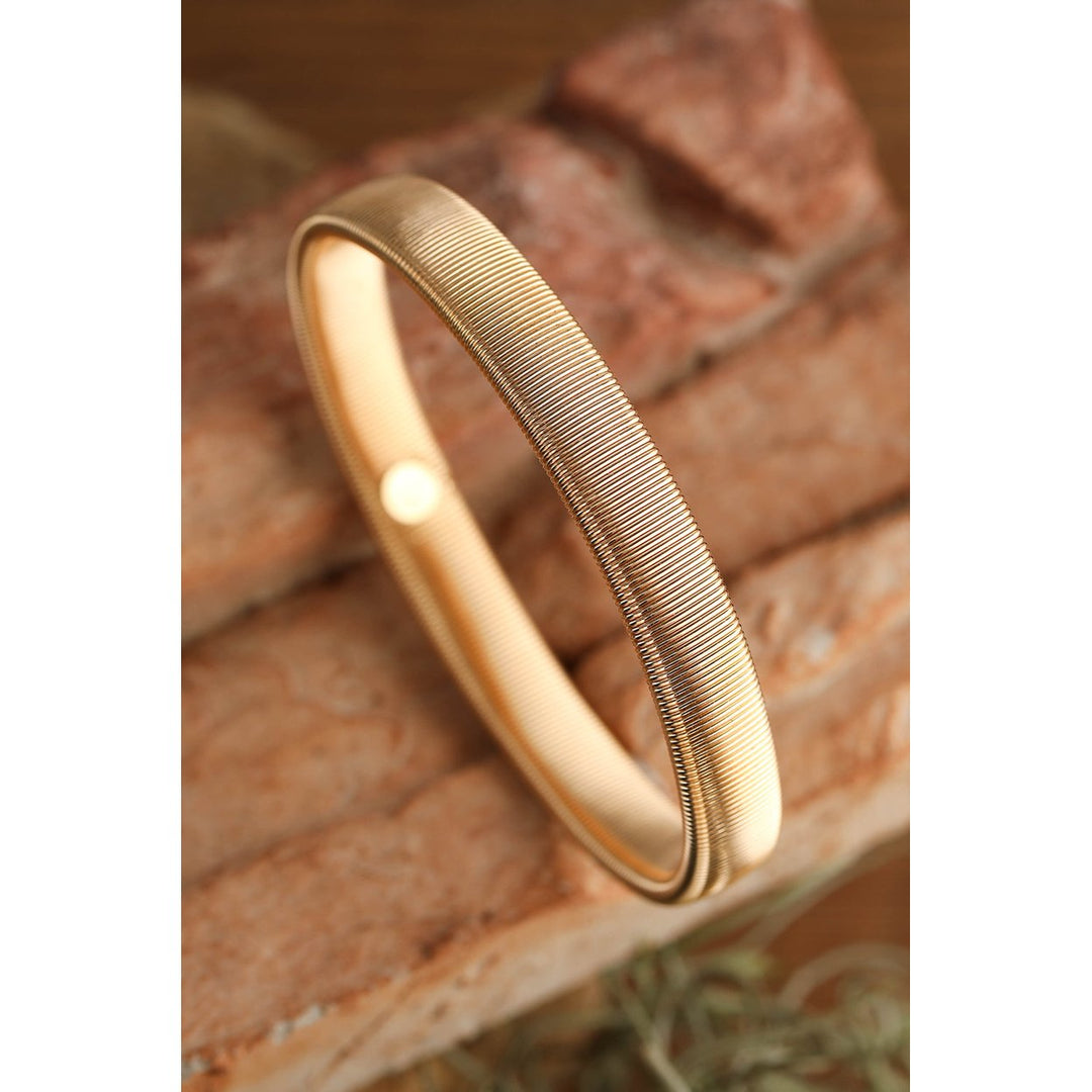 Stretchy Metal Wide Bangle Image 1