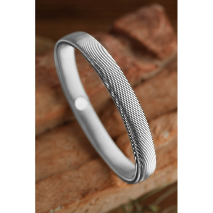 Stretchy Metal Wide Bangle Image 2