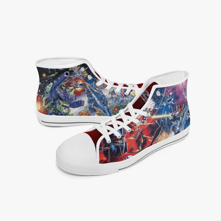 G1 Transformers Optimus High-top Canvas Shoes Image 1