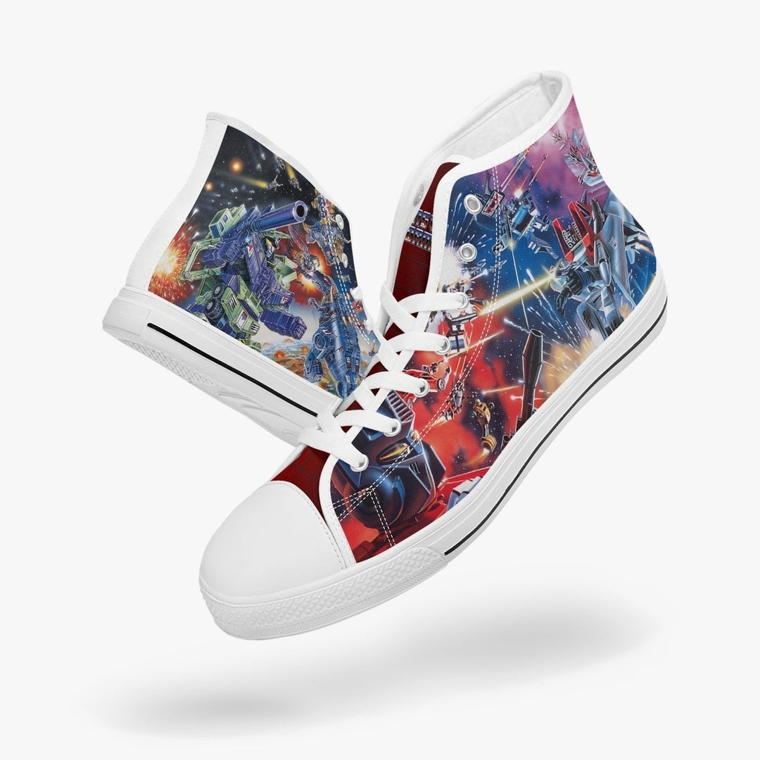 G1 Transformers Optimus High-top Canvas Shoes Image 8