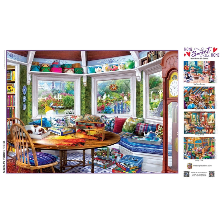 MasterPieces Home Sweet Home 550 Piece Jigsaw Puzzle 24x18 Recycled Material Image 4