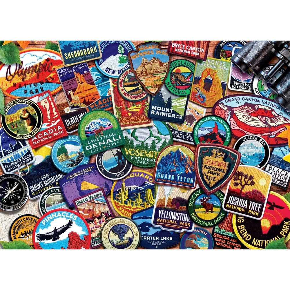 Masterpieces National Parks 1000 Piece Jigsaw Puzzle Recycled Board Collage Image 2