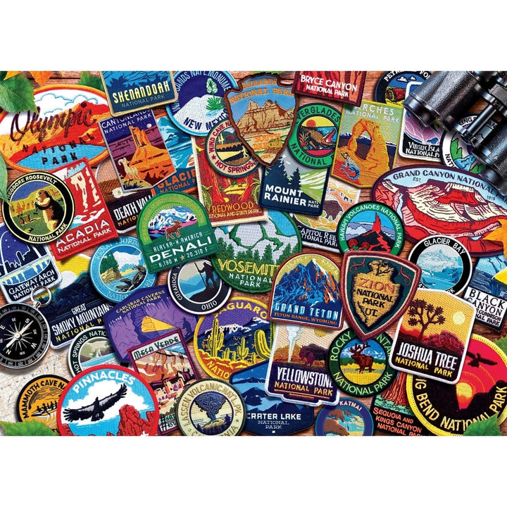 Masterpieces National Parks 1000 Piece Jigsaw Puzzle Recycled Board Collage Image 2