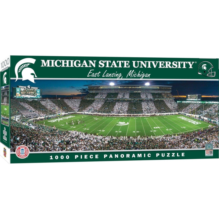 Michigan State Spartans - 1000 Piece Panoramic Jigsaw Puzzle Image 1